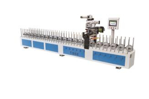 Aluminum Profile Wrapping Machine WPC Laminating Machine MDF Profile Sticking Machine Door Frame Wrapping Line Window Frame Profile Wrapping Machine